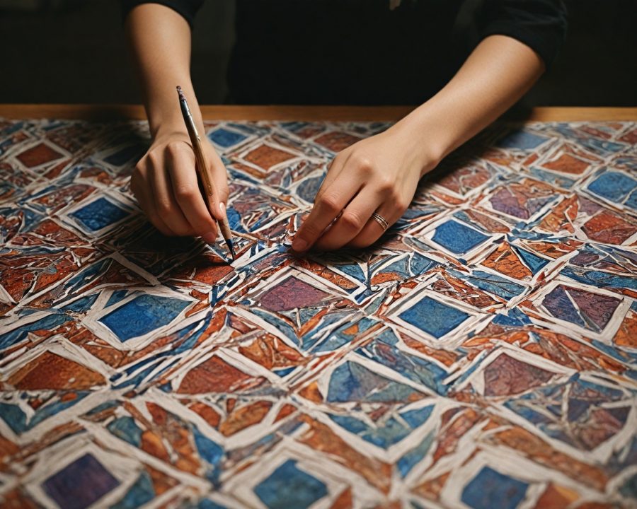 Dicas práticas para criar padrões geométricos em pintura artesanal