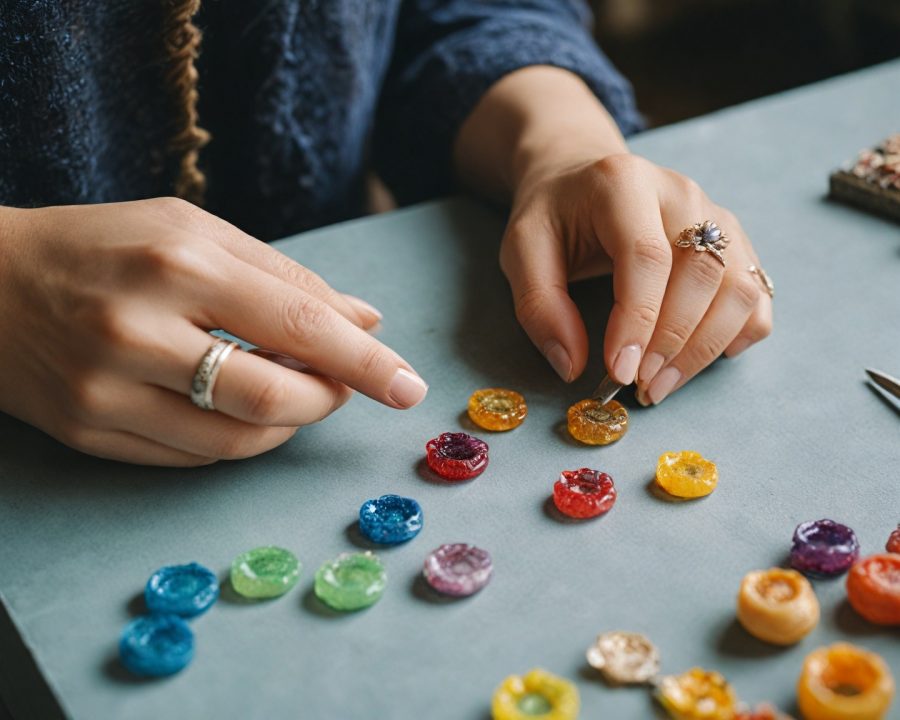 Como fazer brincos artesanais com resina epóxi passo a passo