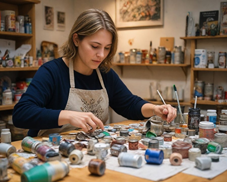 Artesanato reciclável: ideias criativas para transformar resíduos