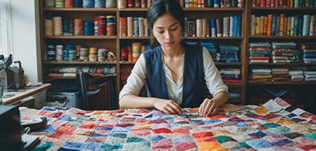 Como criar peças únicas de artesanato com tecido