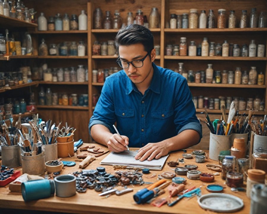 Ideias criativas para empreender no artesanato em 2025