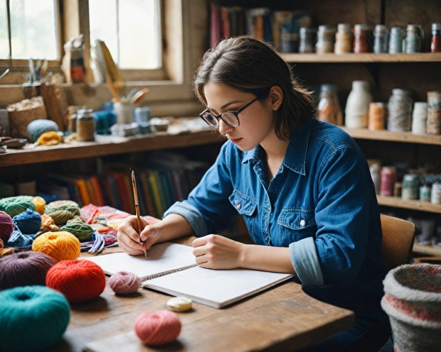 Como explorar a criatividade no artesanato e inovar