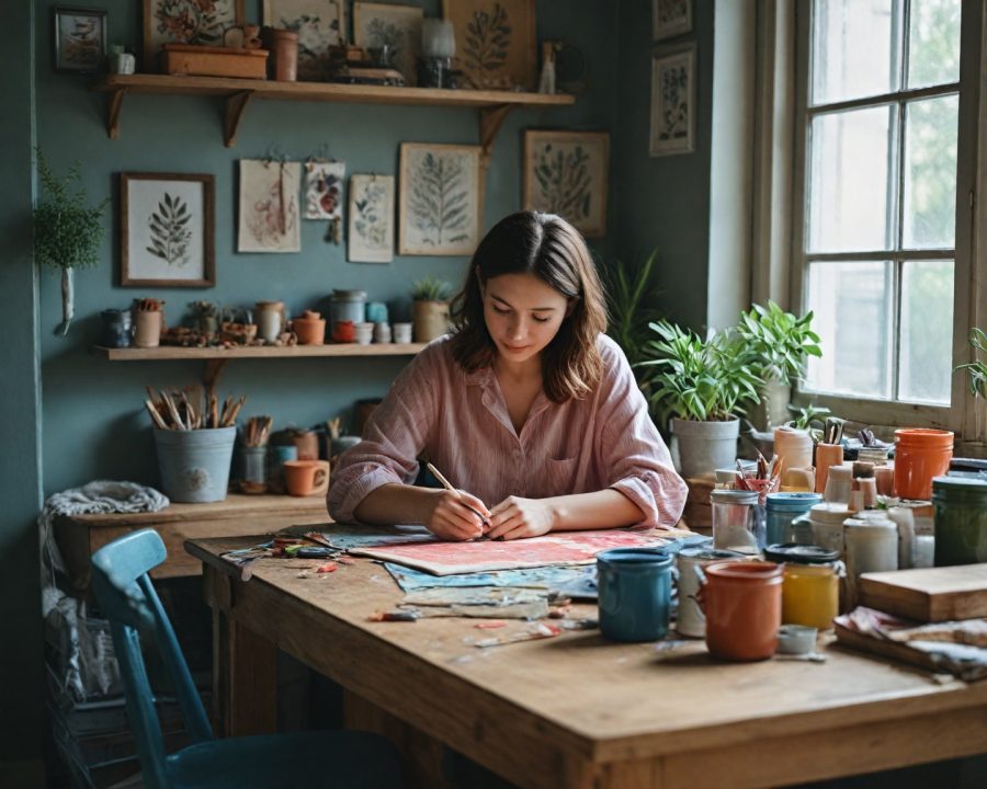 Como criar projetos DIY criativos e fáceis em casa