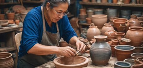Produtos únicos encontrados em eiras de artesanato