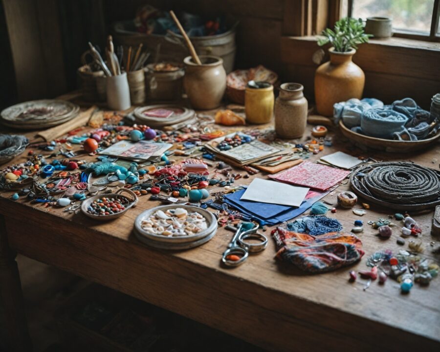 Ideias criativas de decoração artesanal