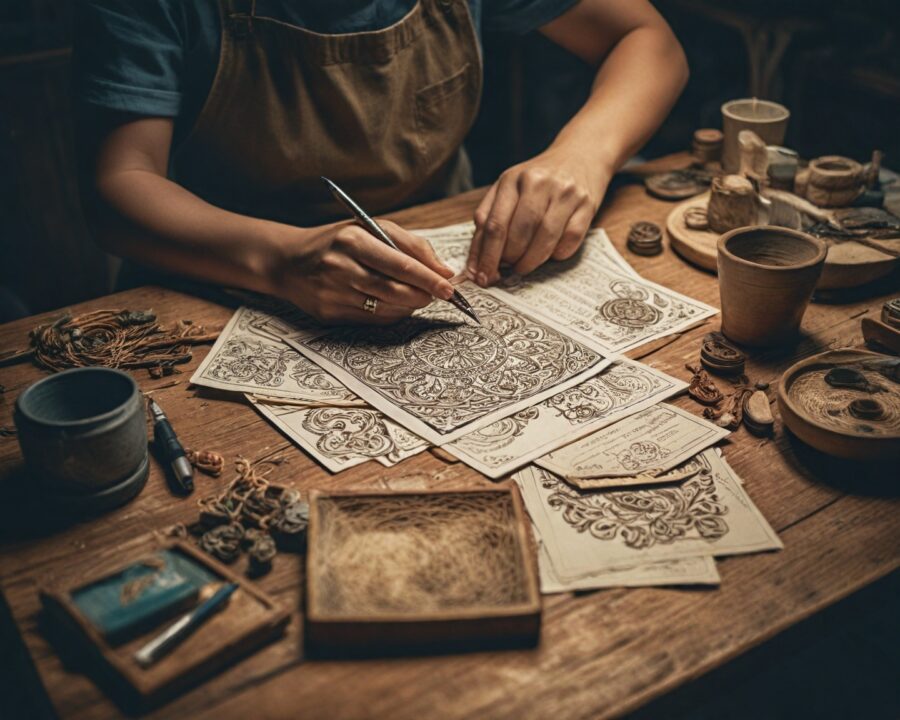 Como usar criatividade em papelaria para criar peças únicas