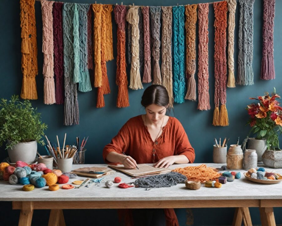 Novidades do artesanato: tendências e técnicas para 2024