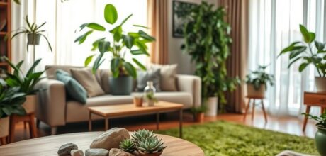 Ideias para decorar a casa com plantas na sala