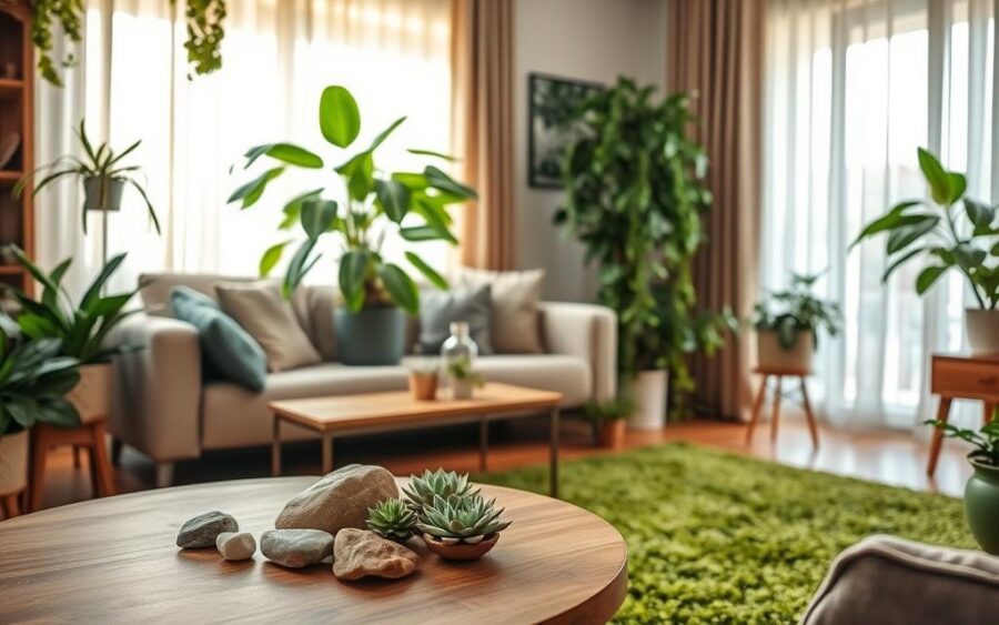 Ideias para decorar a casa com plantas na sala