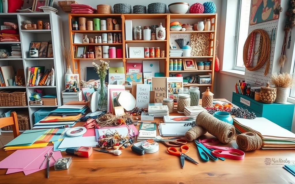 materiais de baixo custo para artesanato